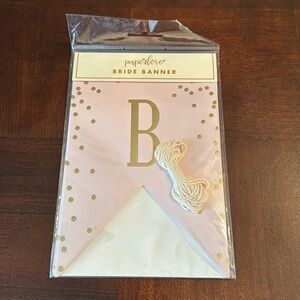 Bride to be Banner Party Shower Decor Wedding Decoration
